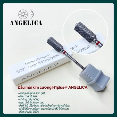 Đầu Mài ANGELICA Chất Liệu Kim Loại An Toàn - Nhặt Da, Mài Da, Mài Khoé, Phá Gel Bột, Giá 99.999 VND 10