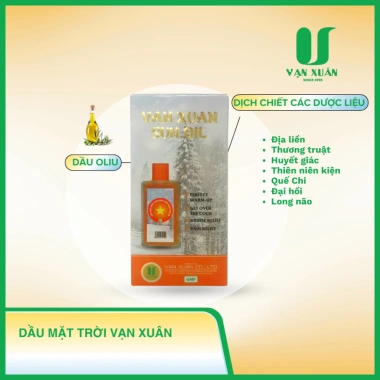 Dầu Mặt Trời Vạn Xuân 12ml - Giảm Đau Nhức, Bầm Tím, Say Tàu Xe, Cảm Cúm - 64.800đ 4 Dầu Mặt Trời Vạn Xuân 12ml - Giảm Đau Nhức, Bầm Tím, Say Tàu Xe, Cảm Cúm - 64.800đ 4