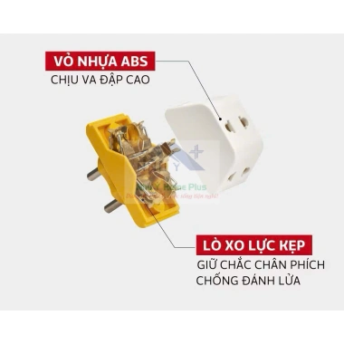 Đầu nối 1 ra 3 đa năng 2.200W – Ổ chia điện thông minh SUNNY XT, giá siêu rẻ 26.700₫ 6