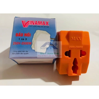 Đầu nối 1 ra 3 đa năng 2.500W - Ổ chia điện du lịch Vinamax, sỉ siêu rẻ 15.500₫ 6 Đầu nối 1 ra 3 đa năng 2.500W - Ổ chia điện du lịch Vinamax, sỉ siêu rẻ 15.500₫ 6