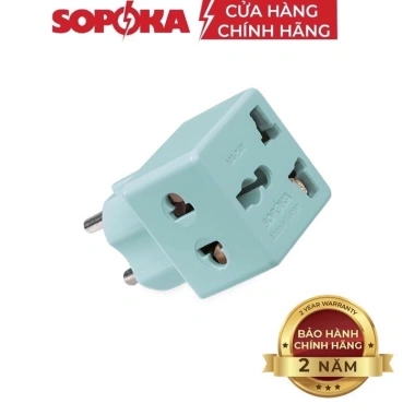 Đầu Nối Chia Điện SOPOKA 2 Cửa Ra - Phích Đa Năng 3 Chân, Giá chỉ 35.000đ 8 Đầu Nối Chia Điện SOPOKA 2 Cửa Ra - Phích Đa Năng 3 Chân, Giá chỉ 35.000đ 8