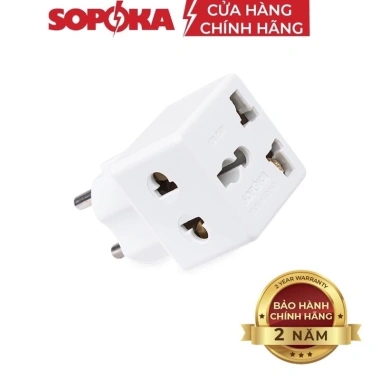 Đầu Nối Chia Điện SOPOKA 2 Cửa Ra - Phích Đa Năng 3 Chân, Giá chỉ 35.000đ 9 Đầu Nối Chia Điện SOPOKA 2 Cửa Ra - Phích Đa Năng 3 Chân, Giá chỉ 35.000đ 9