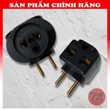 Đầu nối chia điện Vinakip – Phích cắm dẹt, Đầu chuyển ổ cắm đa năng, Giá chỉ 37.000 VND