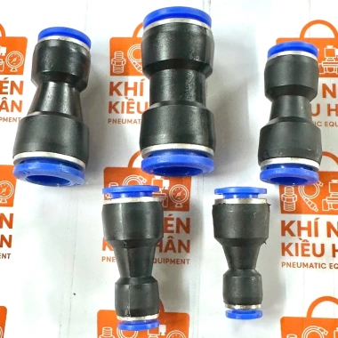 Đầu nối giảm PG chuyển đổi 2 đầu ống khí nén, phun sương, chịu áp suất cao - Giá 1.700 VND 2