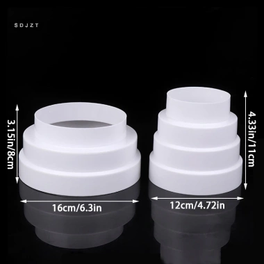 Đầu nối ống quạt giảm tốc đa ống 80-160mm cho ống thông gió, ống xả – Giá ưu đãi 42.900₫ 9