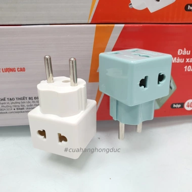 Đầu Nối Phích Cắm Chia Điện 2 Lỗ Đa Năng P15 SOPOKA Giá 30.000 VNĐ Tiết Kiệm An Toàn 3 Đầu Nối Phích Cắm Chia Điện 2 Lỗ Đa Năng P15 SOPOKA Giá 30.000 VNĐ Tiết Kiệm An Toàn 3