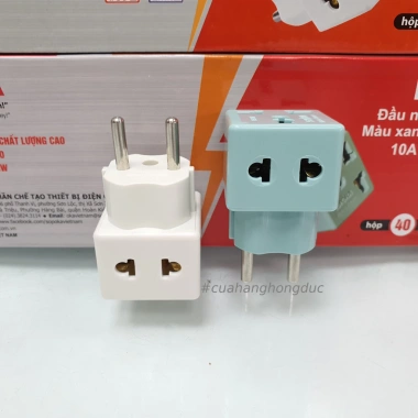 Đầu Nối Phích Cắm Chia Điện 2 Lỗ Đa Năng P15 SOPOKA Giá 30.000 VNĐ Tiết Kiệm An Toàn