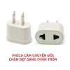 Đầu Phích Cắm Chuyển Đổi Chân Dẹt Sang Tròn - Nhỏ Gọn, Tiện Dụng, Giá 19.000đ 8