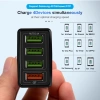 Đầu sạc nhanh USB 4.1A QC 3.0 4 đa năng EU US UK - Adapter du lịch, bộ sạc tường giá ưu đãi 82.500 VND 3