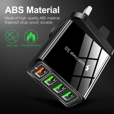 Đầu sạc nhanh USB 4.1A QC 3.0 4 đa năng EU US UK - Adapter du lịch, bộ sạc tường giá ưu đãi 82.500 VND 5 Đầu sạc nhanh USB 4.1A QC 3.0 4 đa năng EU US UK - Adapter du lịch, bộ sạc tường giá ưu đãi 82.500 VND 5
