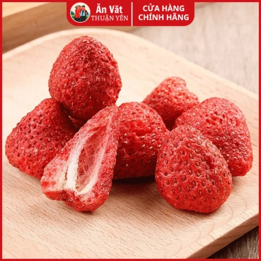 Dâu sấy giòn Đà Lạt THUẬN YÊN 500gr - Ít đường, ăn kiêng, giảm giá 155.000₫ 7 Dâu sấy giòn Đà Lạt THUẬN YÊN 500gr - Ít đường, ăn kiêng, giảm giá 155.000₫ 7