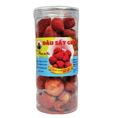 Dâu sấy giòn Đà Lạt THUẬN YÊN 500gr - Ít đường, ăn kiêng, giảm giá 155.000₫ 10 Dâu sấy giòn Đà Lạt THUẬN YÊN 500gr - Ít đường, ăn kiêng, giảm giá 155.000₫ 10