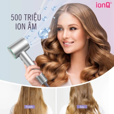 Đầu sấy tạo kiểu Q Clover 1.600W ion âm nhanh khô, giảm hư tổn - Giá 200.000đ 4