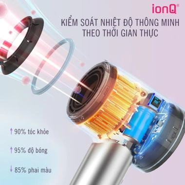 Đầu sấy tạo kiểu Q Clover 1.600W ion âm nhanh khô, giảm hư tổn - Giá 200.000đ 5