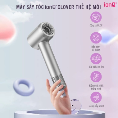 Đầu sấy tạo kiểu Q Clover 1.600W ion âm nhanh khô, giảm hư tổn - Giá 200.000đ 6
