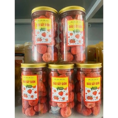 DÂU TÂY SẤY GIÒN Đà Lạt - Chua Ngọt, Giòn Tan, Siêu Thơm - Giá 65.000 4