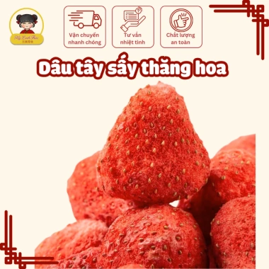 Dâu tây sấy lạnh công nghệ thăng hoa Giữ nguyên hương vị Mỹ chỉ 52.000đ