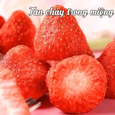 Dâu tây sấy lạnh công nghệ thăng hoa Giữ nguyên hương vị Mỹ chỉ 52.000đ