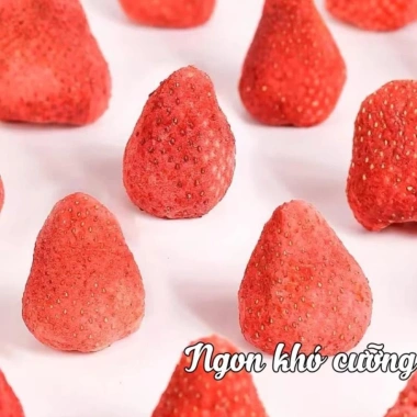 Dâu tây sấy lạnh công nghệ thăng hoa Giữ nguyên hương vị Mỹ chỉ 52.000đ