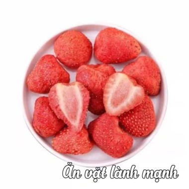 Dâu tây sấy lạnh công nghệ thăng hoa Giữ nguyên hương vị Mỹ chỉ 52.000đ