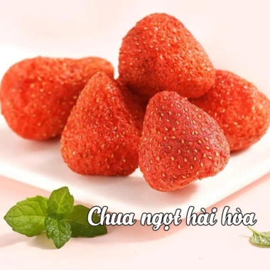 Dâu tây sấy lạnh công nghệ thăng hoa Giữ nguyên hương vị Mỹ chỉ 52.000đ