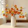 Đầu Trái Cây Nhân Tạo Mini Hoa Hồng - Trang Trí Bàn Tiệc, Phòng Khách, Ngày Lễ, Màu Xanh Tươi