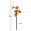 Đầu Trái Cây Nhân Tạo Mini Hoa Hồng - Trang Trí Bàn Tiệc, Phòng Khách, Ngày Lễ, Màu Xanh Tươi 4