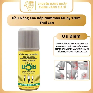 Dầu Xoa Bóp Namman Muay Thái Lan - Chai Xịt Hinohouse Giảm Đau Nhức, 99.000₫ 8