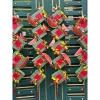 Dây bánh chưng dưa hấu 1.5m - phụ kiện decor Tết 2.026, giá 280.000 VNĐ