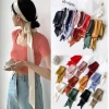 Dây buộc tóc Hàn Quốc 200cm mỏng hẹp, màu trơn dễ phối cho nữ - Giá chỉ 22.814 VND 2