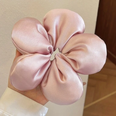 Dây buộc tóc hoa lớn NOVSET Scrunchies Bó tóc hình bông hoa size to - Giá chỉ 30.800đ 10