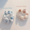 Dây Buộc Tóc Scrunchies Thêu Hoa Cúc Nổi Cho Bé Gái - Thời Trang Trẻ Em, Chất Liệu Mềm Mại, Giá 14.550 VND Giảm Sốc 2