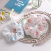 Dây Buộc Tóc Scrunchies Thêu Hoa Cúc Nổi Cho Bé Gái - Thời Trang Trẻ Em, Chất Liệu Mềm Mại, Giá 14.550 VND Giảm Sốc 8