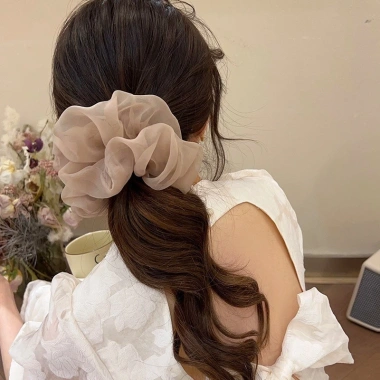 Dây Buộc Tóc Vải Lông Mềm Mại Cỡ Lớn Ngọt Ngào Nữ Scrunchies E2.000 Giá 6.000₫