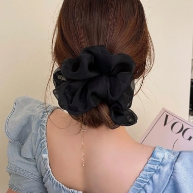 Dây Buộc Tóc Vải Lông Mềm Mại Cỡ Lớn Ngọt Ngào Nữ Scrunchies E2.000 Giá 6.000₫