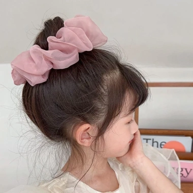 Dây Buộc Tóc Vải Lông Mềm Mại Cỡ Lớn Ngọt Ngào Nữ Scrunchies E2.000 Giá 6.000₫
