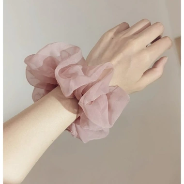 Dây Buộc Tóc Vải Lông Mềm Mại Cỡ Lớn Ngọt Ngào Nữ Scrunchies E2.000 Giá 6.000₫