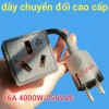 Dây cắm chuyển đổi 3 chân dẹt chéo sang tròn 16A 250V Giá 129.000 VND, giảm 18% 8