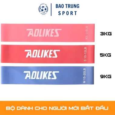 Dây Cao Su Kháng Lực Mini Band Aolikes A3.601 - Tập Chân, Mông, Đùi, Tay Giá 34.000₫