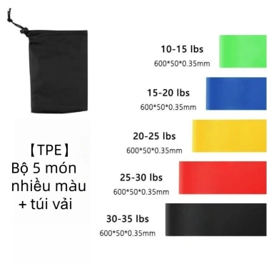 Dây Cao Su Kháng Lực Miniband Tập Chân, Mông Đùi - Giá Ưu Đãi 57K