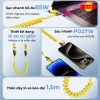 Dây Cáp Sạc Nhanh 4 In 1 65W cho ô tô - Mr Ô Tô, 1.5m co giãn, hỗ trợ Carplay & Carlife, giá chỉ 59.000₫ 2