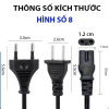 Dây cáp sạc tông đơ đa năng, số 8 và đầu Q - Giá giảm 39.900 VND, chất lượng cao 5
