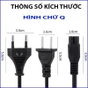 Dây cáp sạc tông đơ đa năng, số 8 và đầu Q - Giá giảm 39.900 VND, chất lượng cao 6