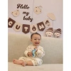 Dây chữ chào đón bé yêu Hello my baby - Trang trí đầy tháng sinh nhật, giá 8.500 VND 6