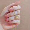Dây chuyền chữ H sang chảnh mạ kim loại - Hot trend phong cách Hàn Quốc, giá siêu rẻ 17.542đ 10
