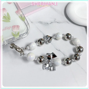 Dây chuyền điện thoại hình trái tim nơ bạc, độ dốc đính cườm – Giá chỉ 15.400₫ 5 Dây chuyền điện thoại hình trái tim nơ bạc, độ dốc đính cườm – Giá chỉ 15.400₫ 5