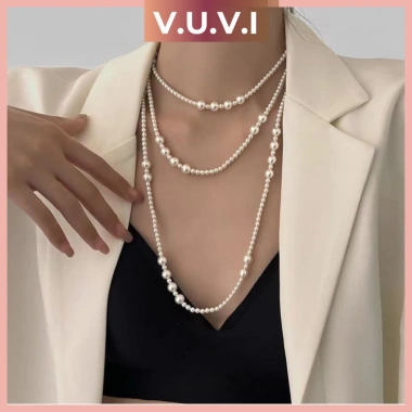Dây Chuyền Ngọc Trai VUVI Hot Trend Dài Phù Hợp Áo Dài 2.026 - Vòng Cổ Nữ Giá 18.500đ 4 Dây Chuyền Ngọc Trai VUVI Hot Trend Dài Phù Hợp Áo Dài 2.026 - Vòng Cổ Nữ Giá 18.500đ 4