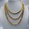 Dây chuyền xoắn hoa mai titan 6 li + vòng cổ ti tan 18k - Giá ưu đãi 130k 3