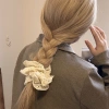 Dây Cột Tóc Đuôi Ngựa Cotton Ren Trắng Ngọt Ngào Giá 17.600 VND Thoải Mái Cho Nàng Gái 2