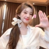 Dây Cột Tóc Đuôi Ngựa Cotton Ren Trắng Ngọt Ngào Giá 17.600 VND Thoải Mái Cho Nàng Gái 7